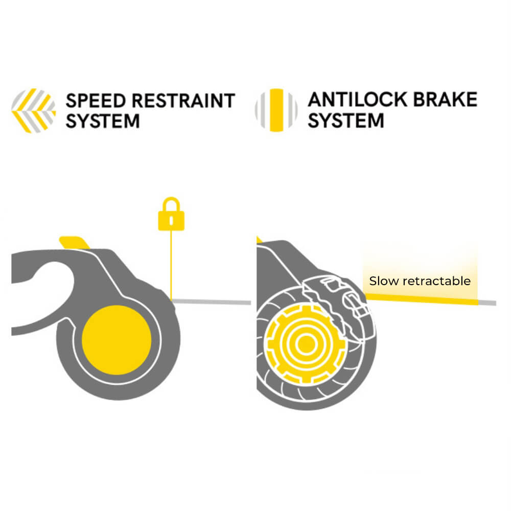 Automatic Explosion-Proof Retractable Dog Lead