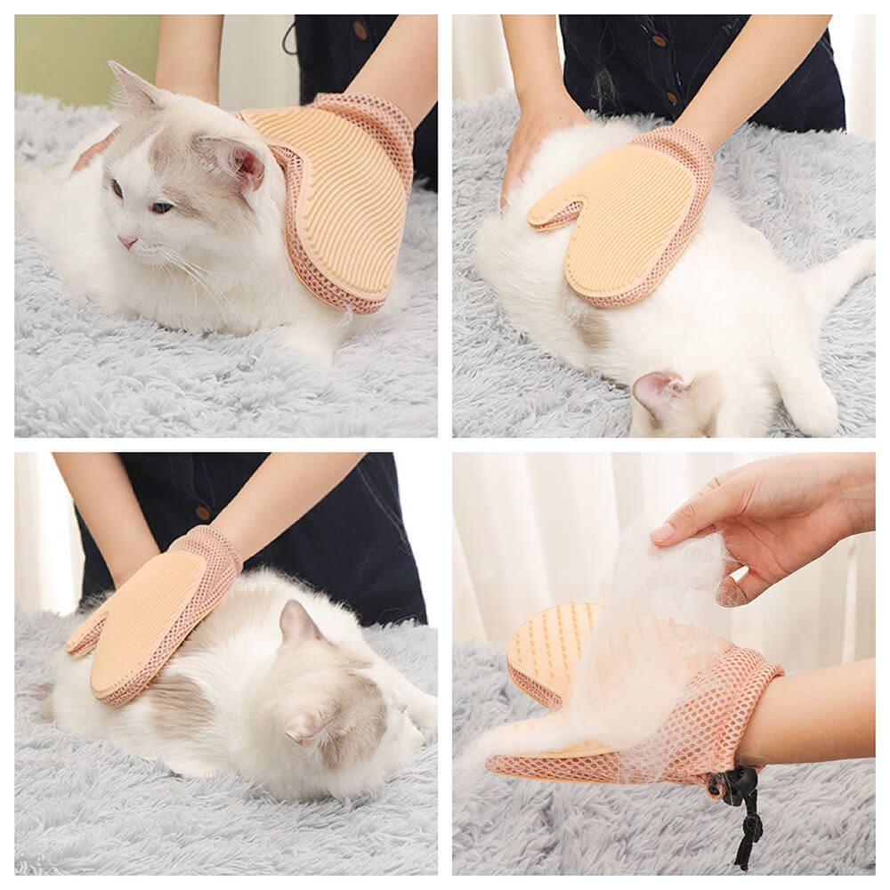 Pet Grooming Glove - Silicone Double Sides Pet Floating Brush - Mprsstore