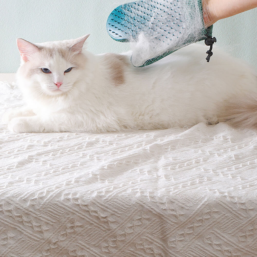 Pet Grooming Glove - Silicone Double Sides Pet Floating Brush - Mprsstore