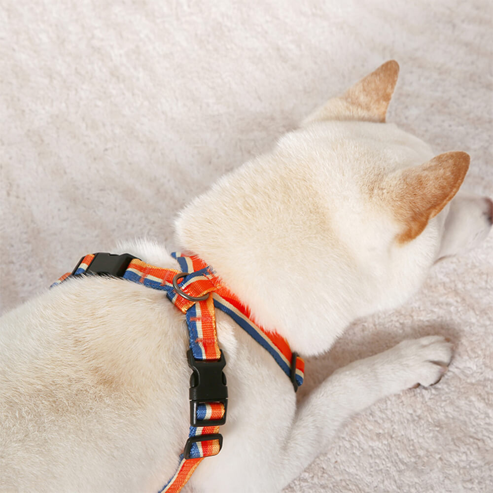 X-Shaped Adjustable Durable Dog Harness and Lead