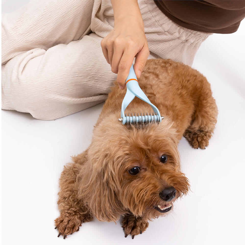 Pet Safe Dematting Comb Rake - Double Sided Blades - Mprsstore