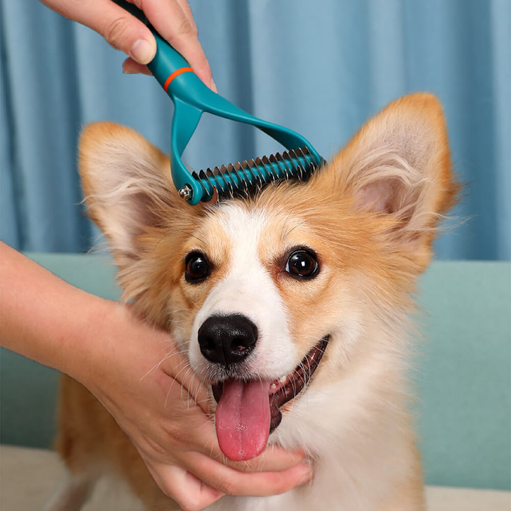 Pet Safe Dematting Comb Rake - Double Sided Blades - Mprsstore