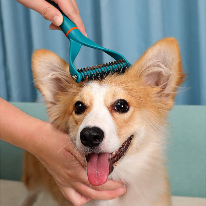Pet Safe Dematting Comb Rake - Double Sided Blades - Mprsstore