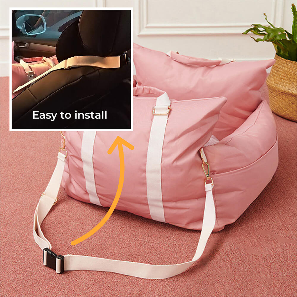 Waterproof Dog Car Seat Bed