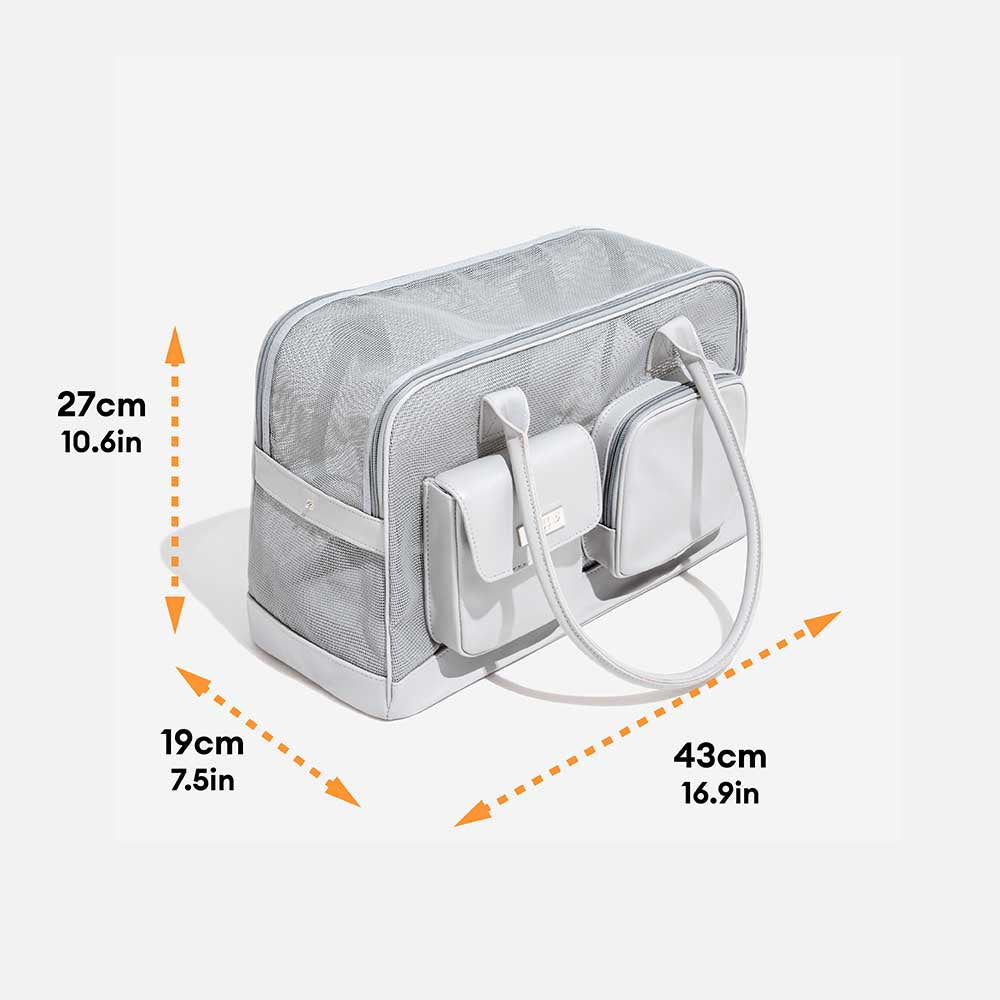 Lightweight Breathable Mesh Safe Pet Carrier