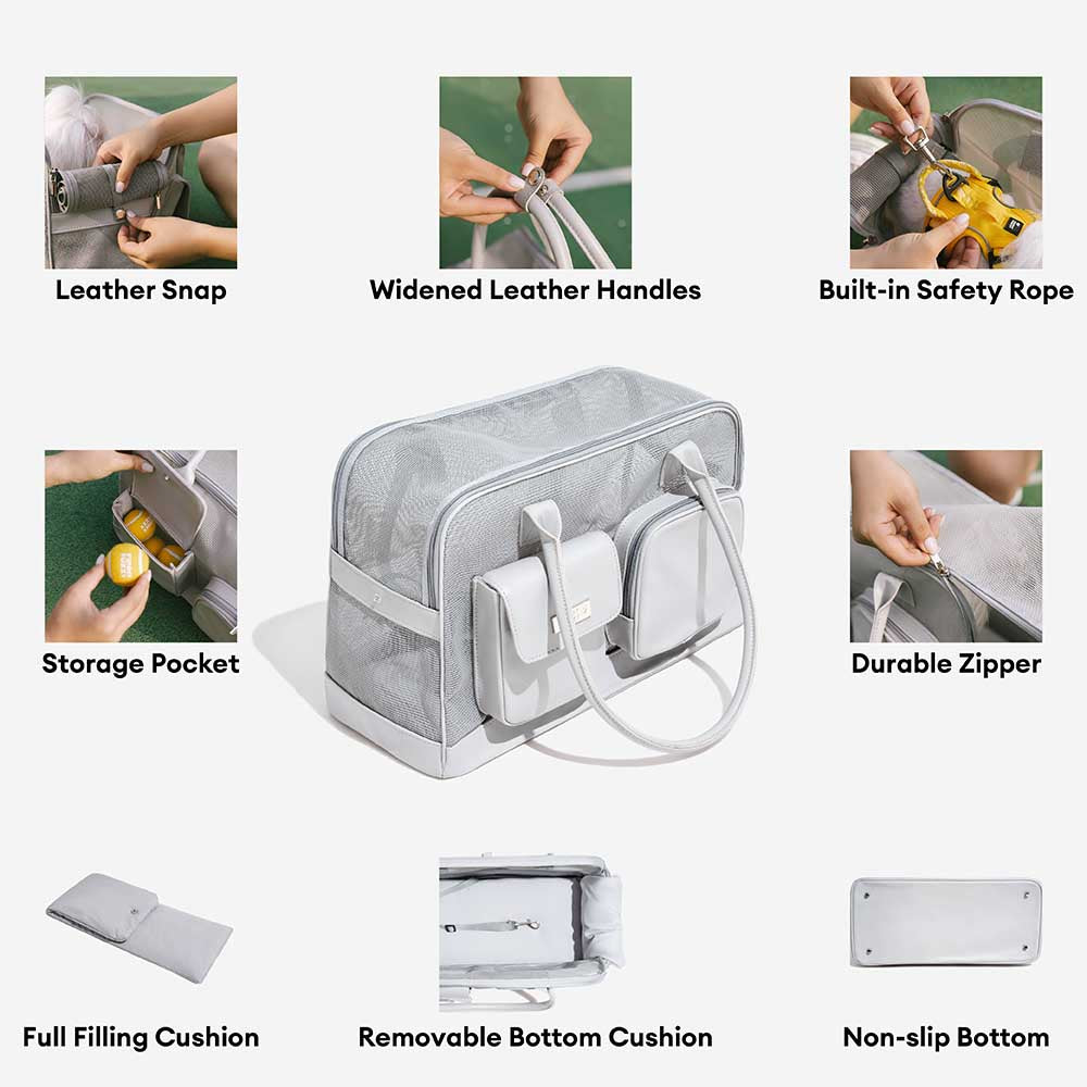 Lightweight Breathable Mesh Safe Pet Carrier - Mprsstore