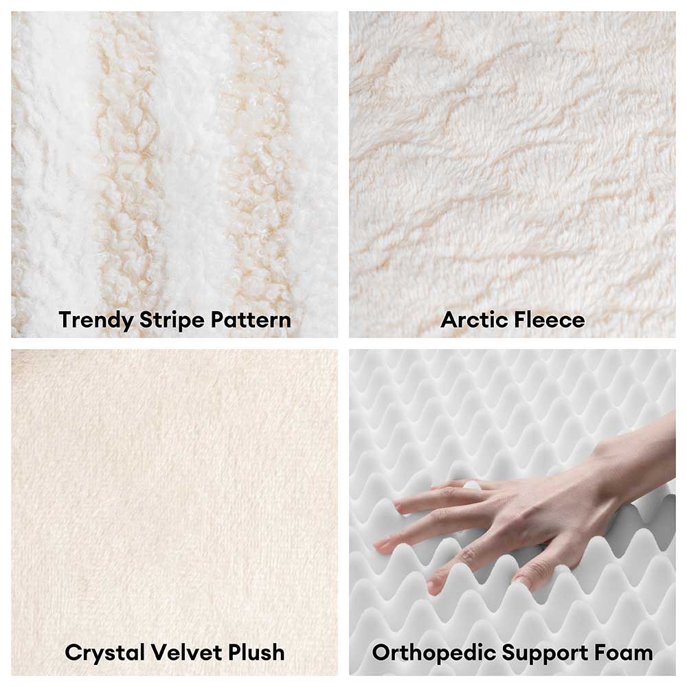 Striped Cosy Cat House - Mprsstore