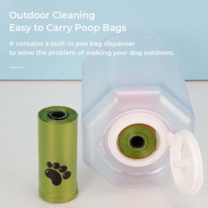 3 in 1 Multifunctional Portable Dog Walking Water Bottle - Mprsstore